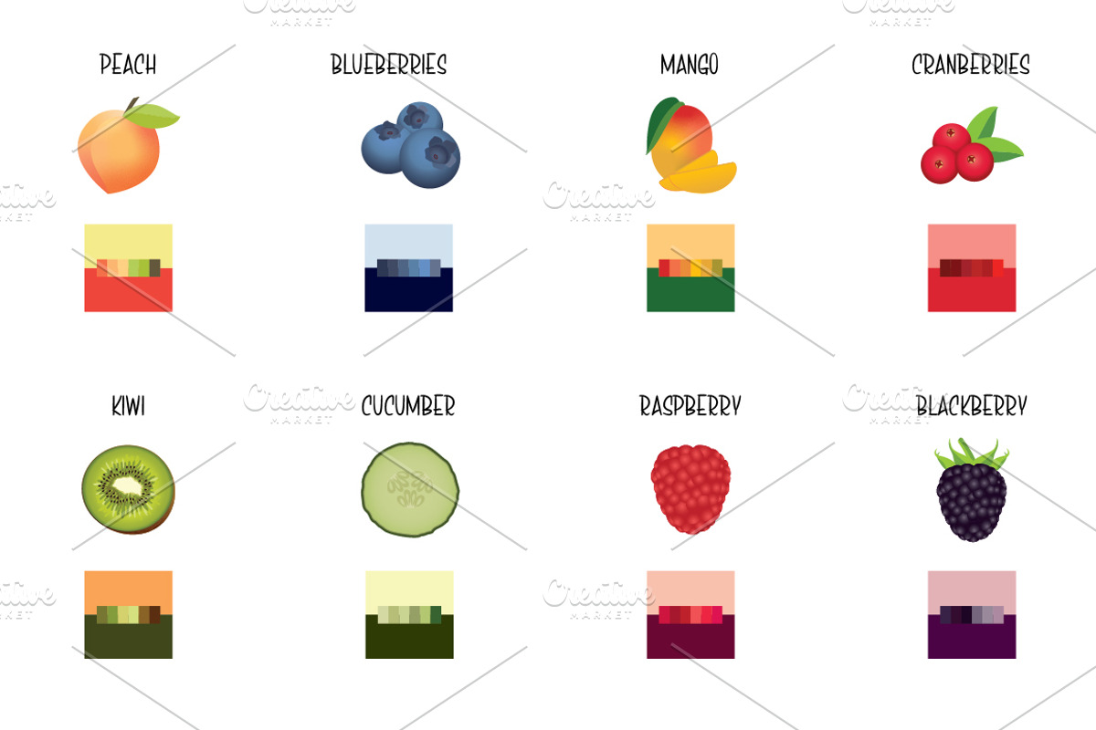 Fruit Stand: Vector Illustrations, a Graphic by Dandylyon Designs (Photo 2 of 9)