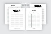 Sign Up Template, a Stationery Template by Amit Debnath (Thumbnail 1 of 5)