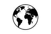 World Map Globe Vector Icon Bundle, an Illustration by Designs_River (Thumbnail 9 of 51)