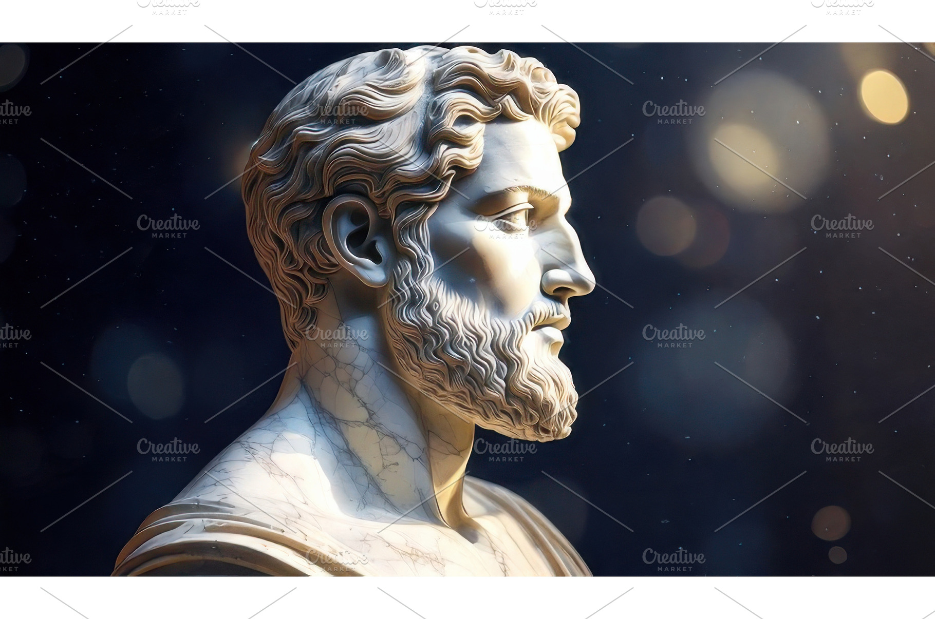 Side view of white marble statue, an Architecture Photo by Igor Tichonow