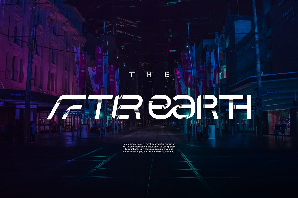 Galaxy Room | Futuristic font Space, a Sans Serif Font by WhymoreArt (Photo 10 of 13)