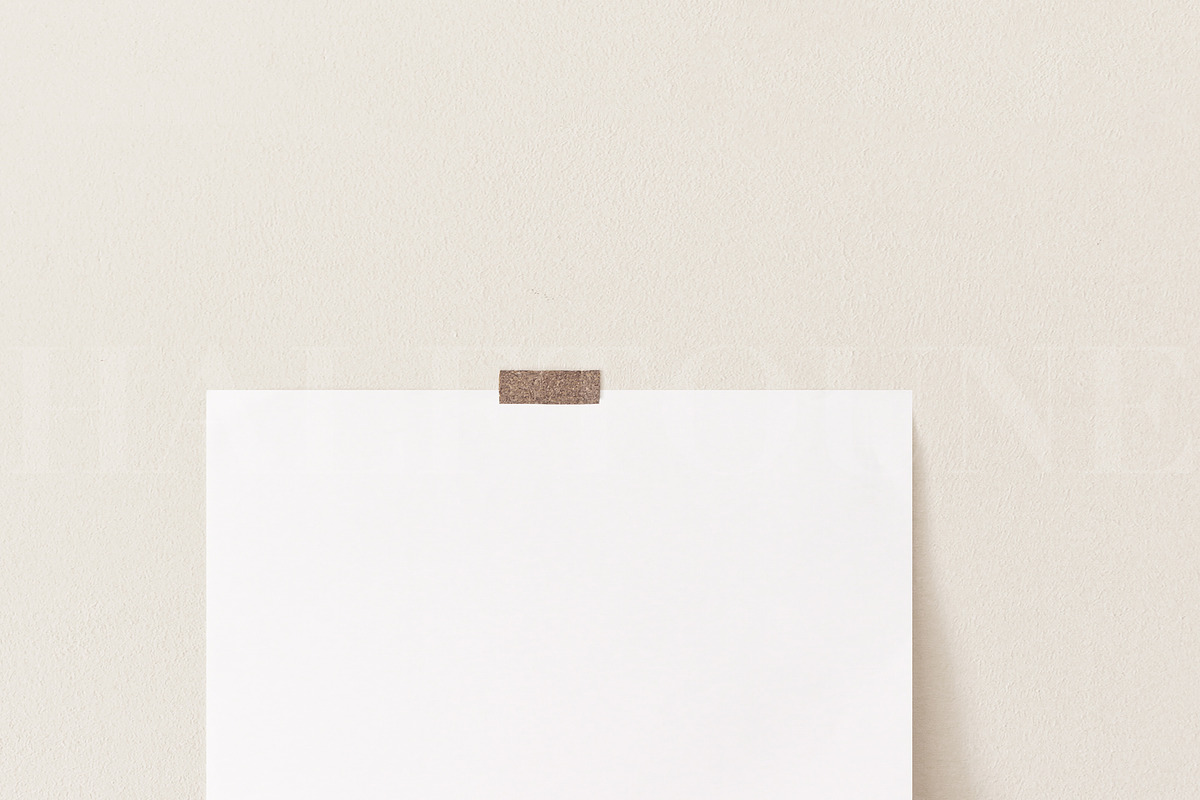 Mockup Landscape Art Print on Wall, a Graphic by HALFTOUNE (Photo 2 of 6)