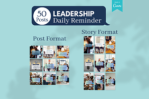 Leadership Bundle- Canva Templates