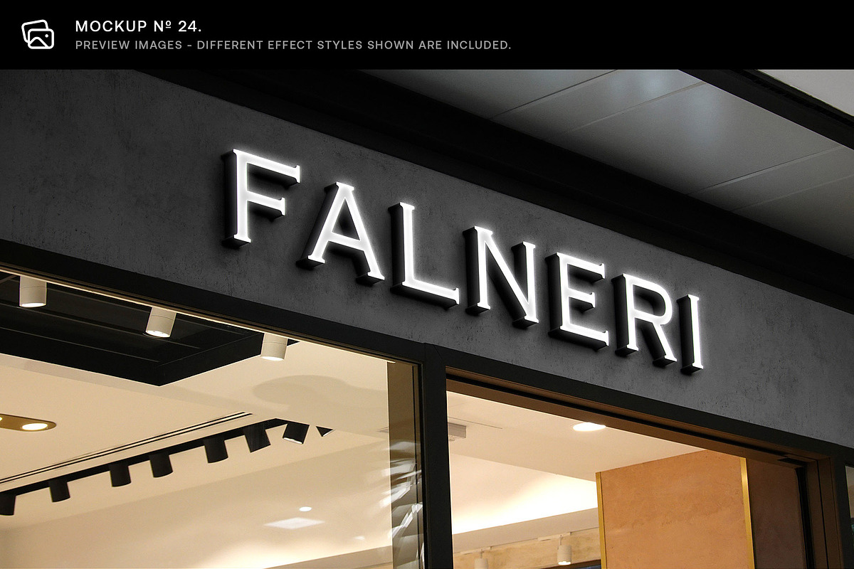 30 Signs & Facade Logo Mockups - V5, a Product Mockup by Asylab (Photo 31 of 38)