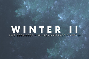 Winter II - Fractal Background Art