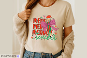 Christmas Merry Teacher SVG PNG, a Graphic by mh_arif (Thumbnail 3 of 4)