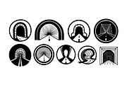 Tunnel Road SVG Clipart Set, an Illustration by designvectx (Thumbnail 2 of 3)