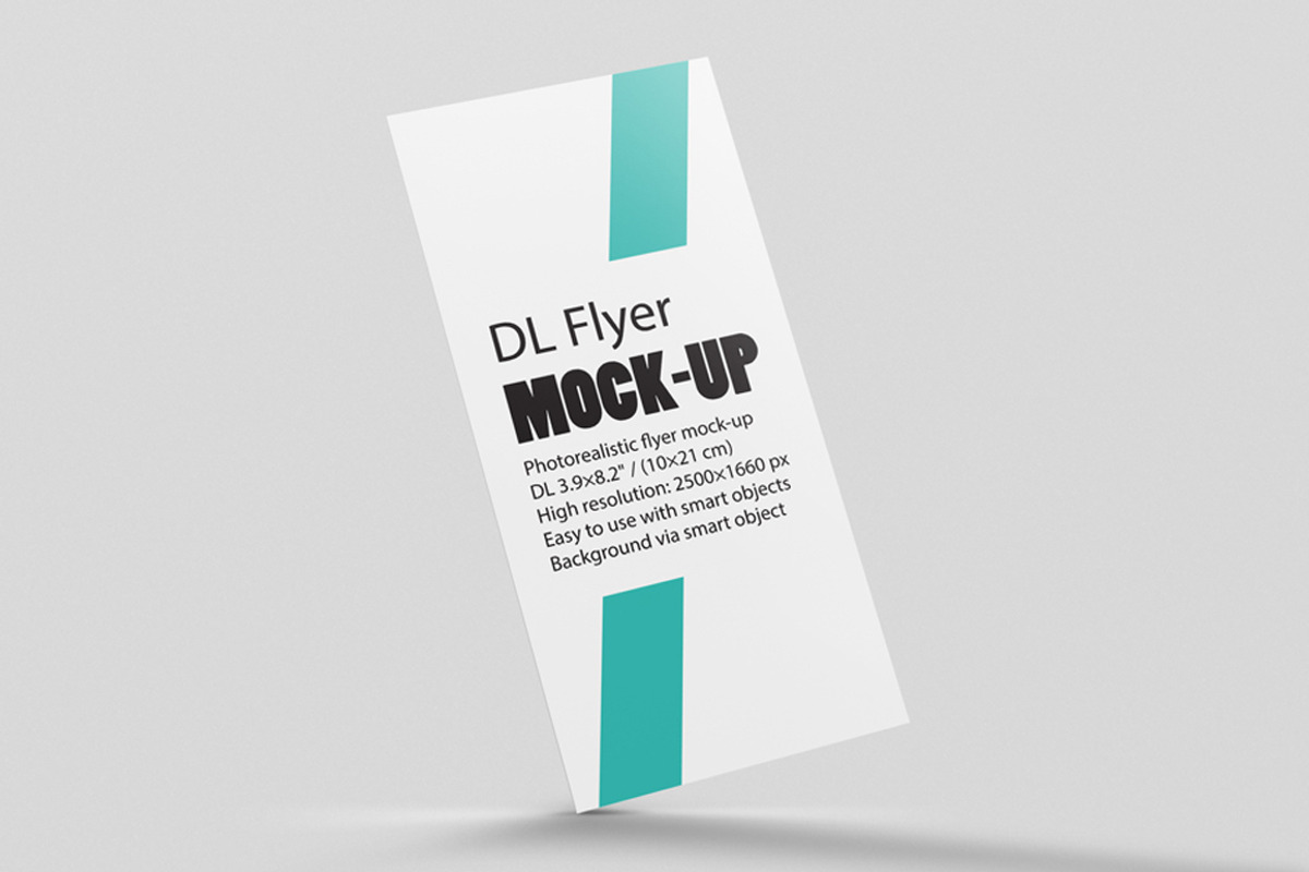 DL Flyer Mockup, a Print Template by resumetemplathttps://d3es (Photo 5 of 14)