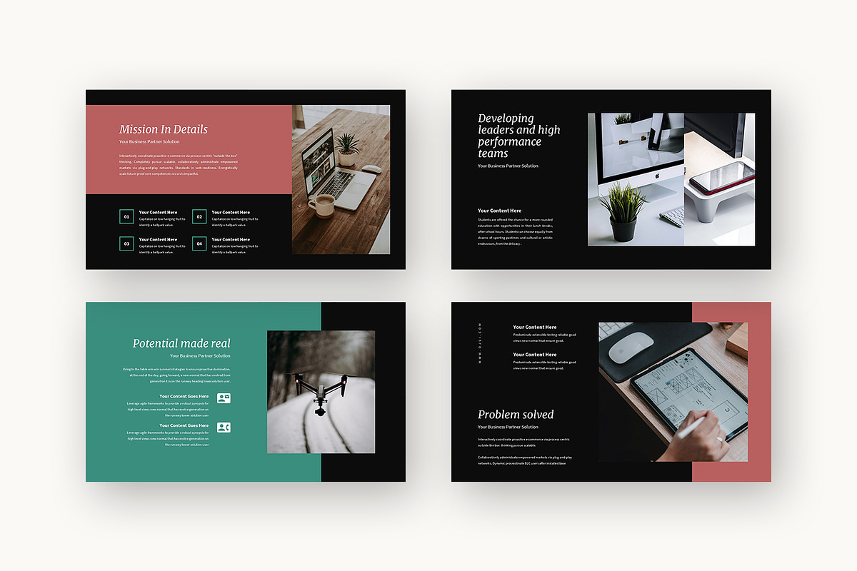 Ojsi : Tech Business Google Slides, a Presentation Template by Punkl Camp (Photo 11 of 15)