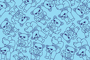 Jiu Jitsu Wolf Cartoon Mascot Set, a Sport Illustration by ashenterprise (Thumbnail 3 of 4)