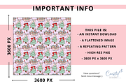 Preppy Christmas Seamless Pattern, a Pattern Graphic by Coastal 5 Designs (Thumbnail 3 of 3)