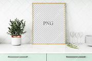 Frame Mockup Kitchen - 813, a Print Template by Mockup Shop (Thumbnail 3 of 3)