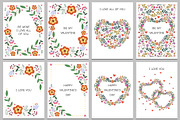 Happy Valentine's Day greeting cards, a Decorative Illustration by KartInnka (Thumbnail 3 of 3)