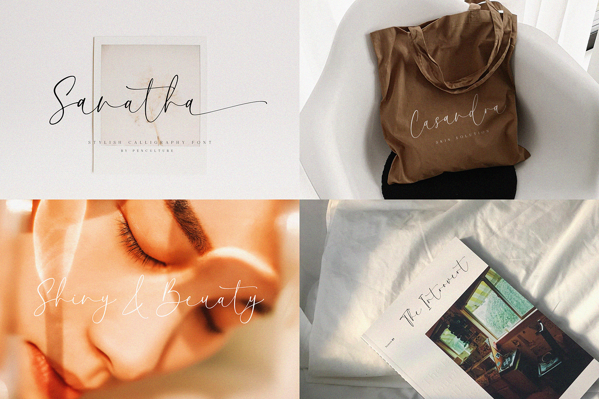 Calligraphy Font Bundle Voll II, a Script Font by Pen Culture (Photo 3 of 10)