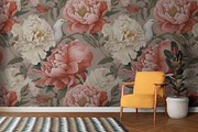 VICTORIAN PEONY Seamless Pattern, a Pattern Graphic by AYAKA Studio Co. (Thumbnail 7 of 8)