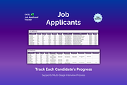Job Applicant Tracker - Excel, an App Template by Ardent Workshop (Thumbnail 3 of 6)