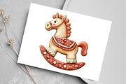 Cute Christmas Gingerbread Clipart, an Illustration by Canvas Craft (Thumbnail 4 of 7)