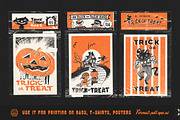 Retro Halloween Design Kit, a Seasonal Illustration by Retro Machine (Thumbnail 4 of 15)