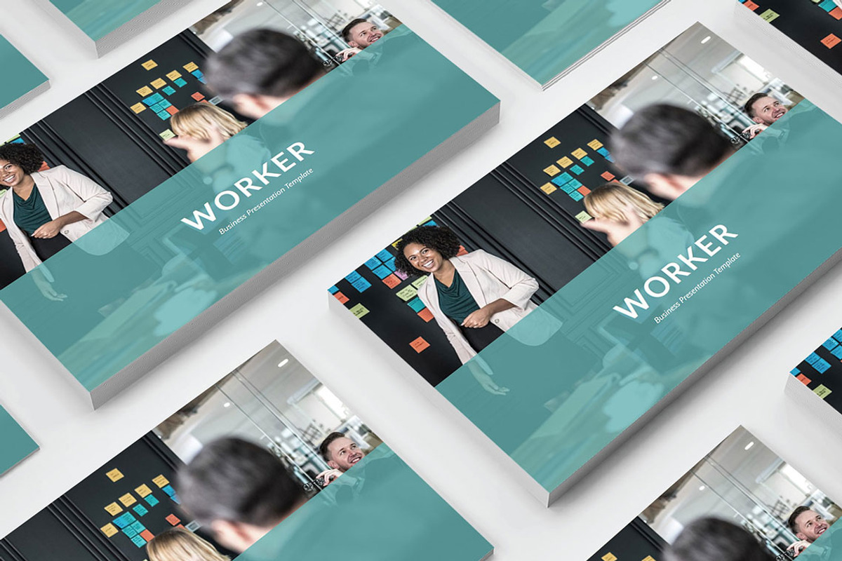Worker - Business PowerPoint, a Presentation Template by Raseuki