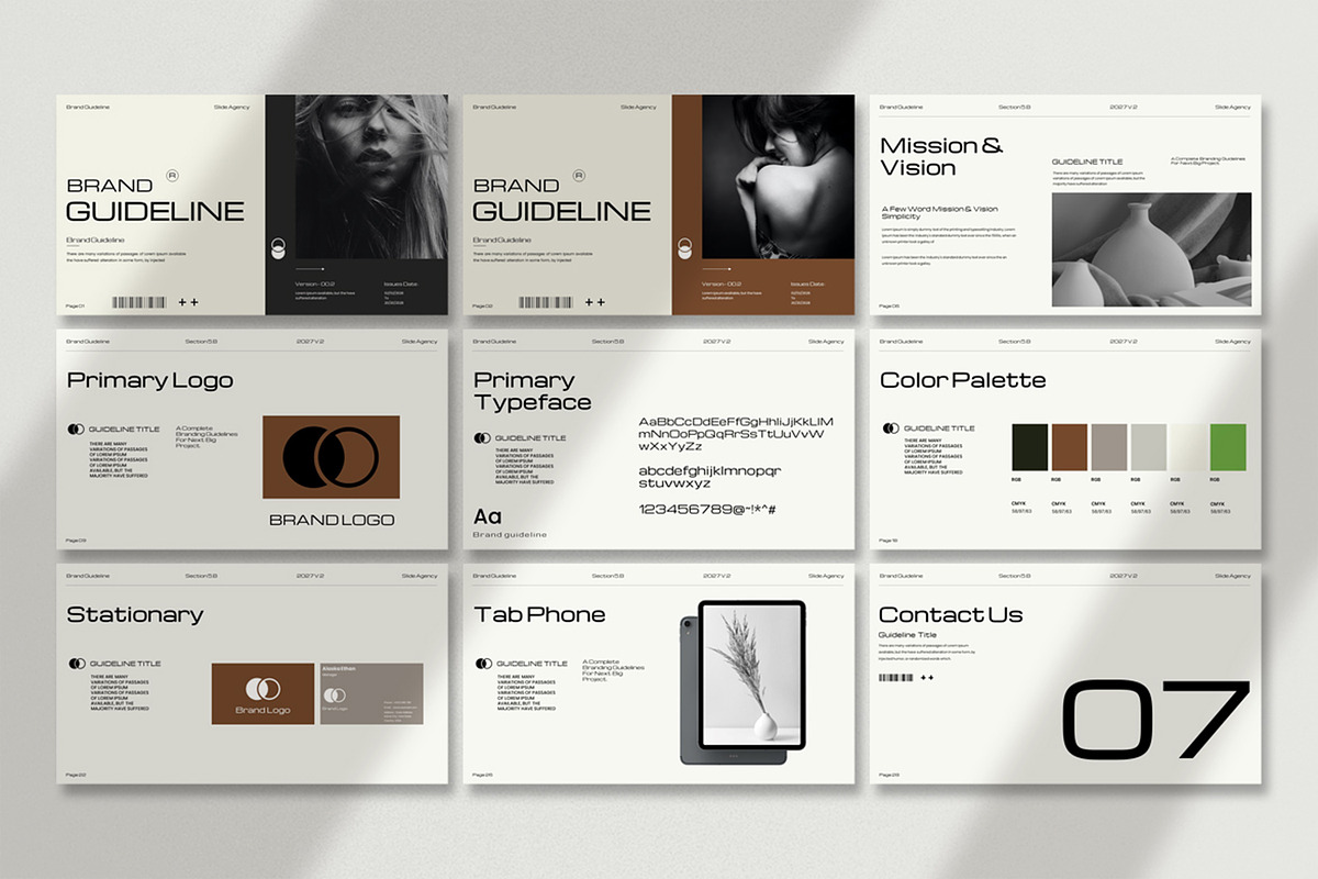 Brand Guidelines Presentation Templa, a Presentation Template by Slide-Agency (Photo 9 of 11)