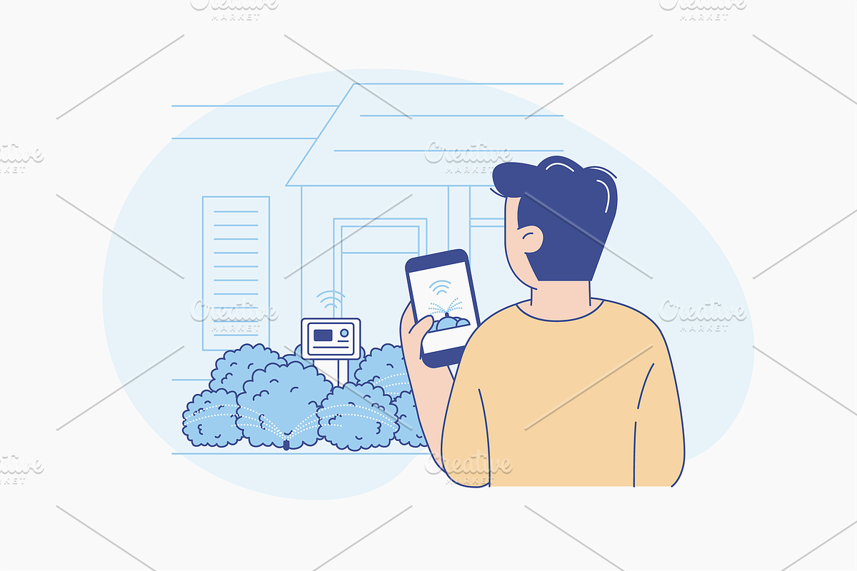 Smart Home Illustration, an Object Graphic by Jump Studio (Photo 4 of 12)