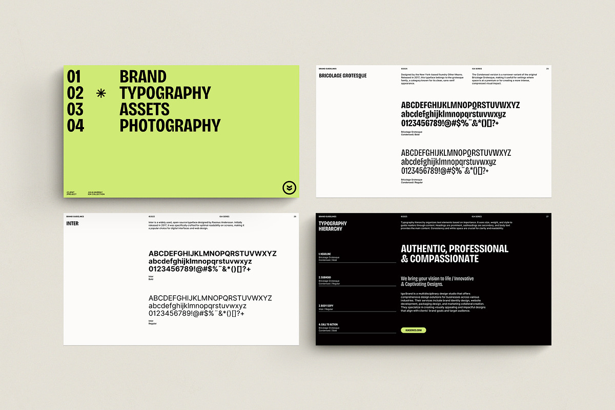 IGA / Brand Guidelines, a Presentation Template by Wildnun Studio (Photo 11 of 18)