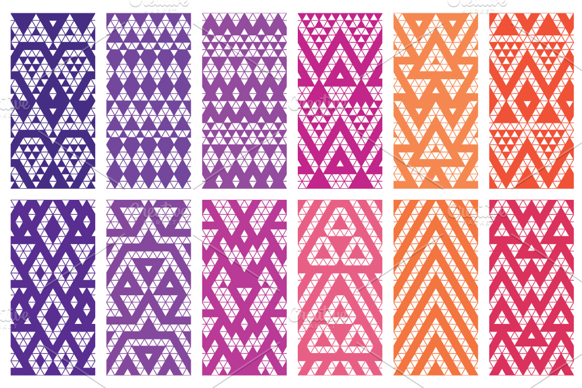 32 Aztec seamless patterns, a Pattern Graphic by tamara.comotomka (Photo 2 of 2)