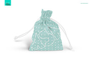 Drawstring Pouch Mock-up, a Product Mockup by BlackMocca (Thumbnail 4 of 6)