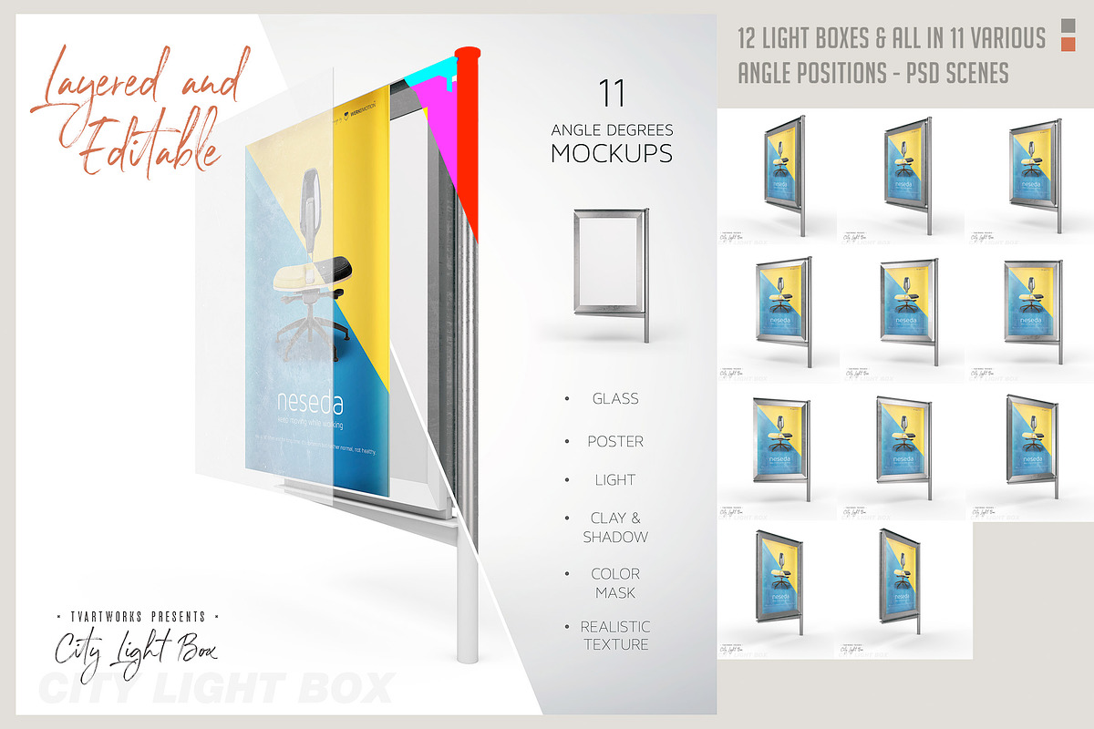 Light Board - 123 Mockups & 6 Scenes, a Mockup by TVartworks (Photo 21 of 27)
