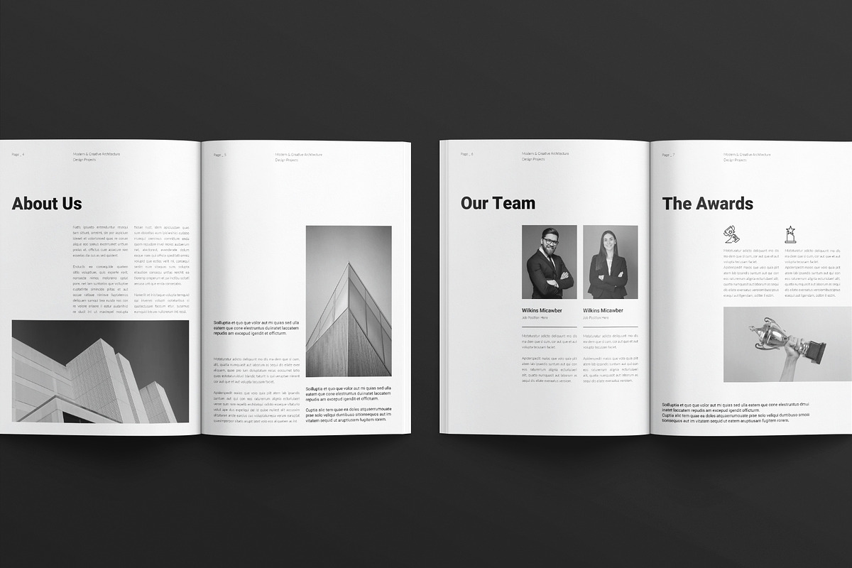 Digital Architect Brochure Template, a Brochure Template by E-Type (Photo 3 of 7)