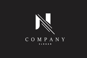 Minimal Initial N Letter Logo Modern, a Branding & Logo Template by Maylianaw28