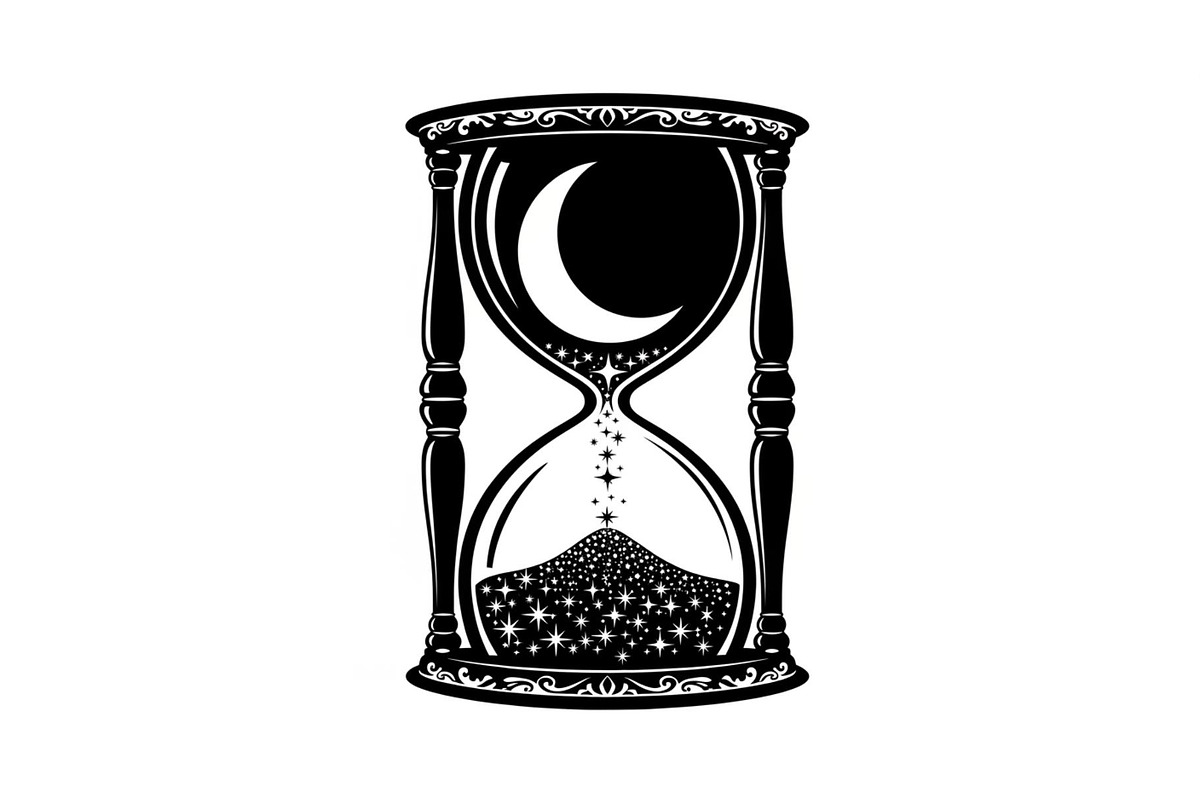 Moon Hourglass Design Bundle, an Illustration by jahid234 (Photo 11 of 31)