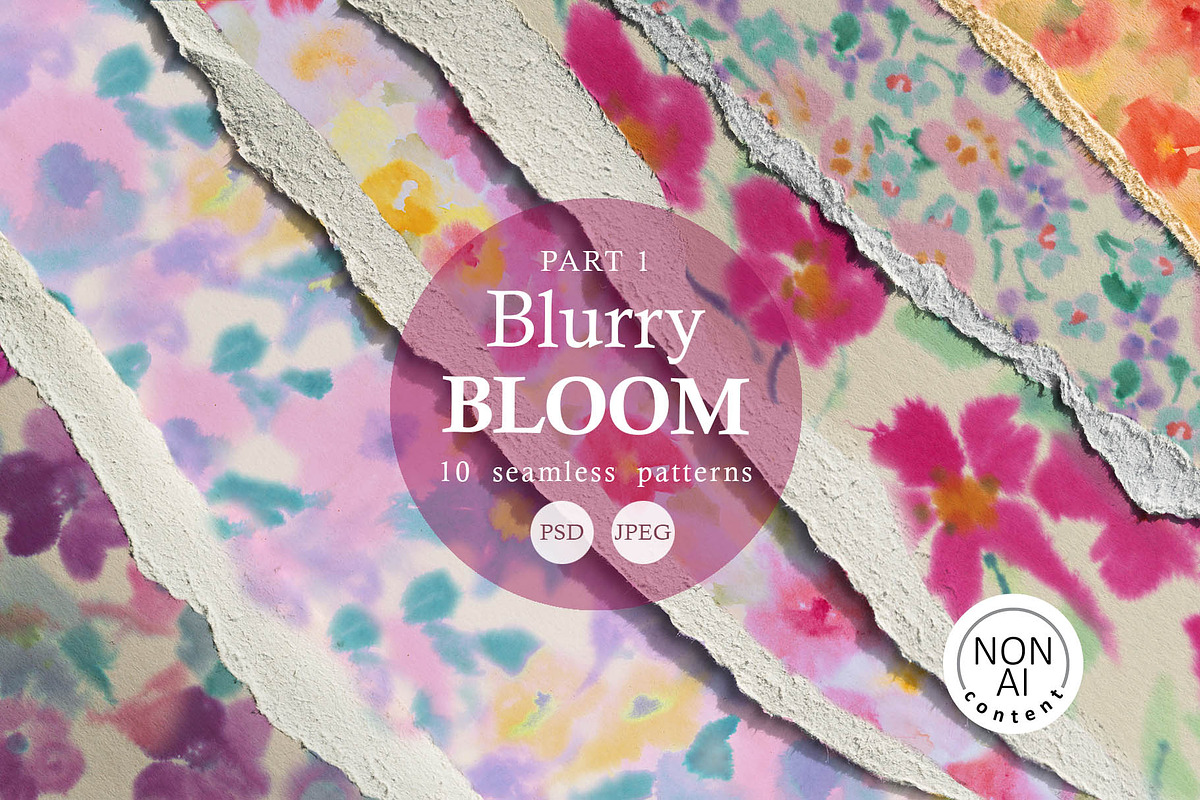 Blurry bloom. Part 1, a Pattern Graphic by emeraldthue (Photo 1 of 5)