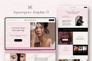 Squarespace 7.1 Template for Beauty, a Squarespace Template by ItsDianaDesign (Thumbnail 1 of 9)