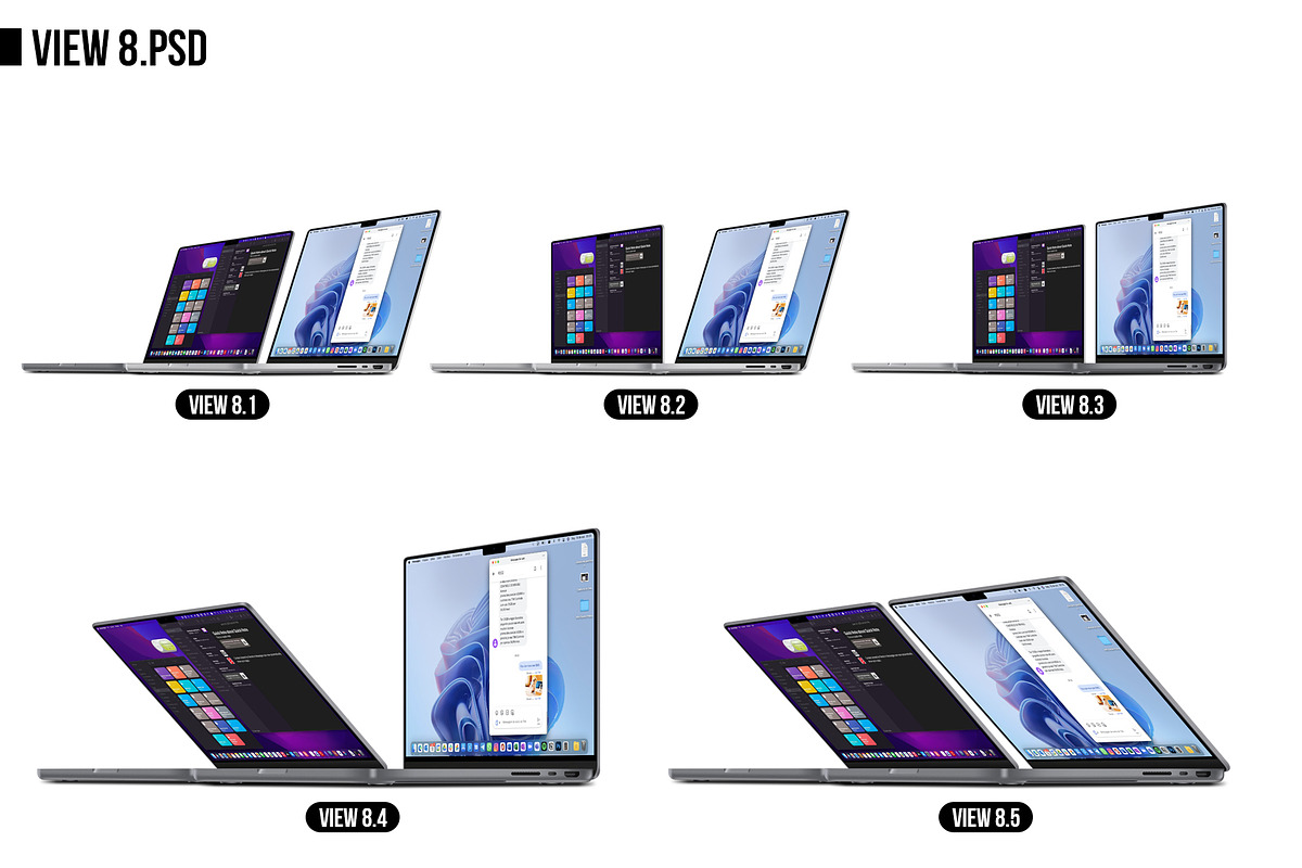Apple Macbook Pro 14 (2021) MockUp, a Mac Mockup by Alex_Yanko (Photo 9 of 19)