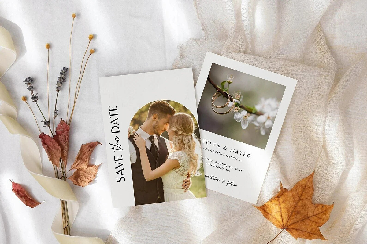 Photo Save the Date Invite, an Invitation Template by LucaTheme (Photo 1 of 6)