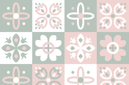 Seamless patterns set