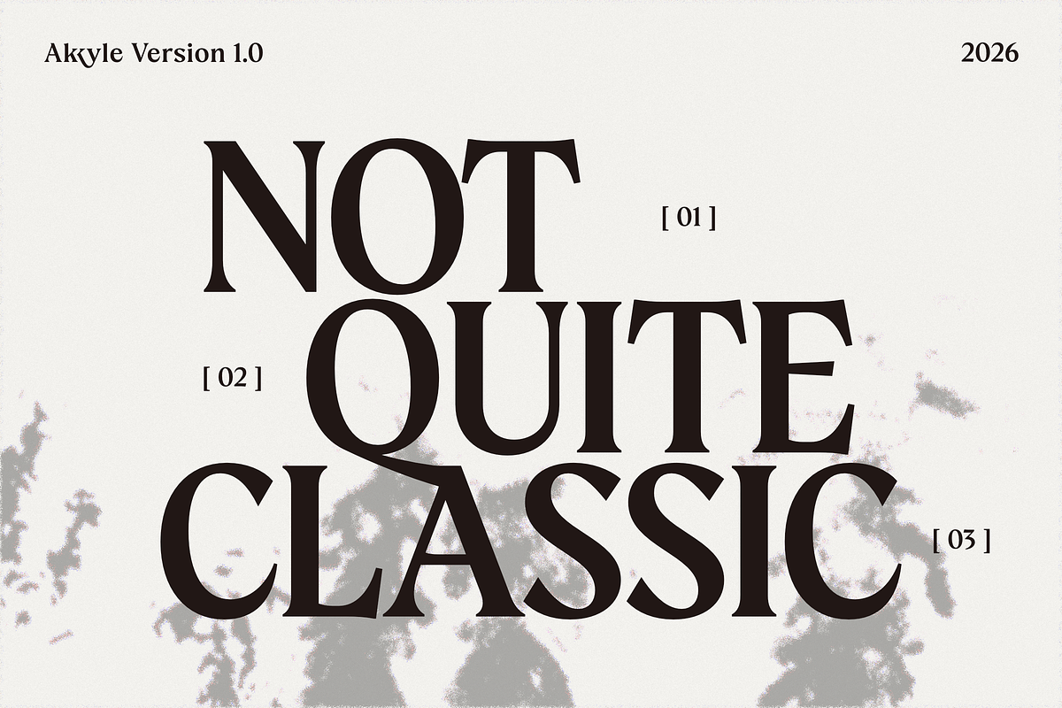 Akkyle – Modern High Contrast Serif, a Serif Font by Zaloma Studio (Photo 2 of 11)