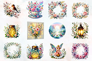 Magical Spring Clipart, an Illustration by RobertsArt (Thumbnail 4 of 7)
