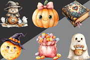 Cute Halloween Sublimation Clipart, an Illustration by Black Bird Studio (Thumbnail 2 of 6)