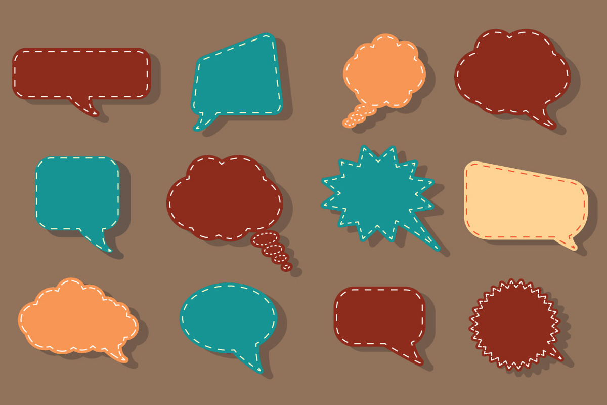 12 Speech Boxes, an Object Graphic by Everything for 6$
