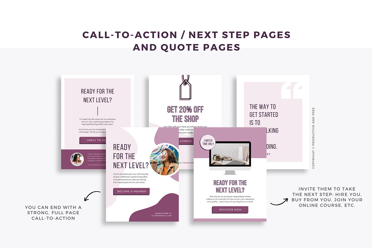 30-Day Lead Magnet Challenge Bundle, a Magazine Template by ProductiveandFree (Photo 13 of 20)