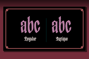 Hobgoblin - fantasy font, a Blackletter Font by SelfBuild Type (Thumbnail 2 of 8)