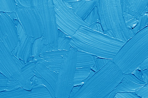 blue oil painting brush strokes, an Abstract Photo by AlexZaitsev