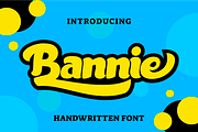Bannie, a Font by BearyType Studio (Thumbnail 1 of 9)