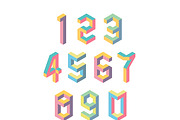 Isometric font. 3d geometry, a Symbol Font by MalinaShop (Thumbnail 3 of 3)