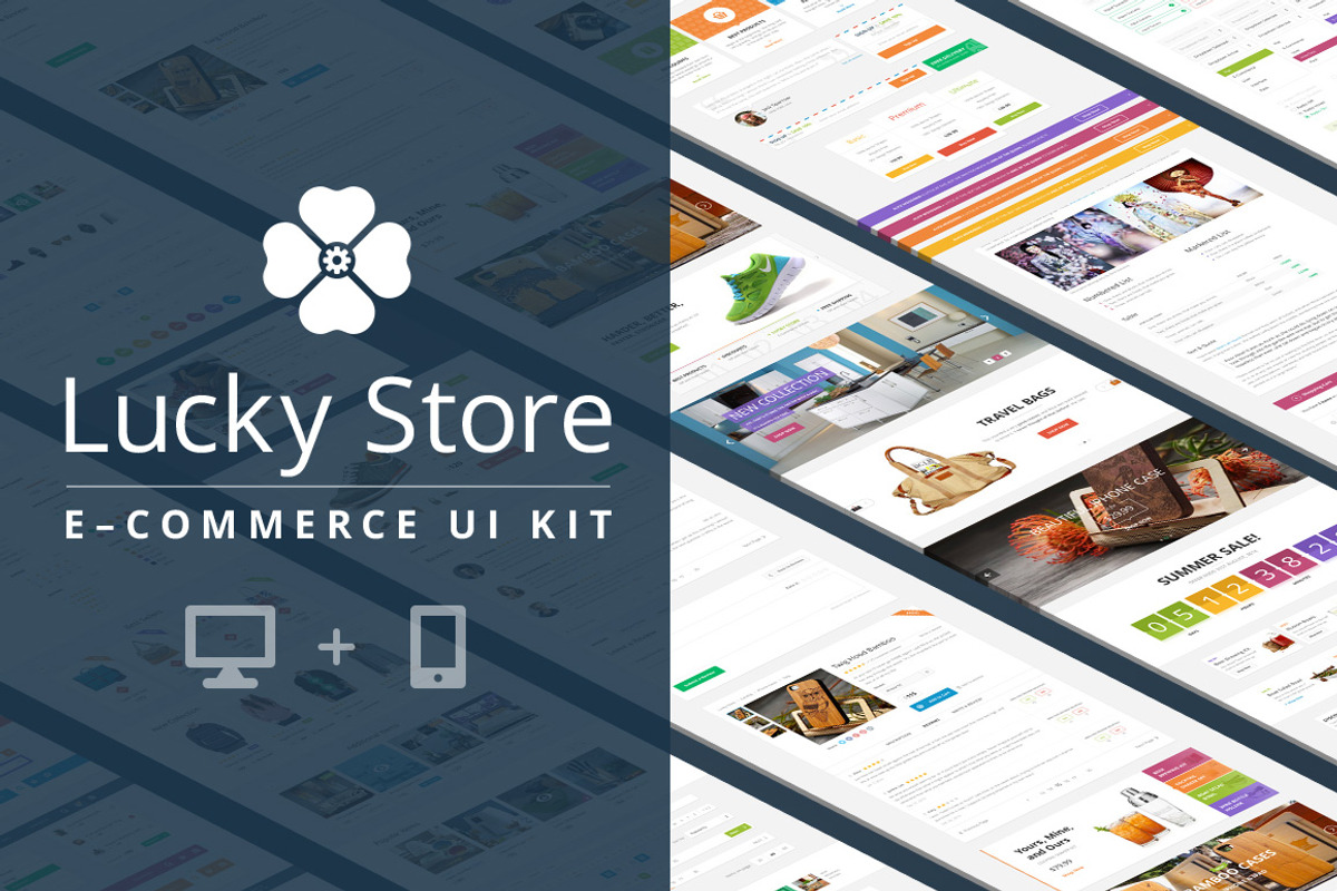Lucky Store UI Kit, an UI Kit Template by UI Chest