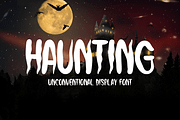 Haunting Typeface, a Handwritten Font by Seemly Fonts (Thumbnail 1 of 6)