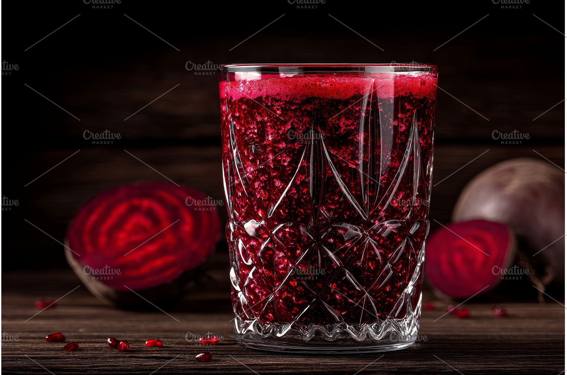 A vegan drink made from beetroot and, a Food & Drink Photo by ZinetroN