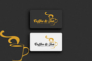 Coffee and tea logo design template, a Branding & Logo Template by Graphic Origin (Thumbnail 1 of 2)